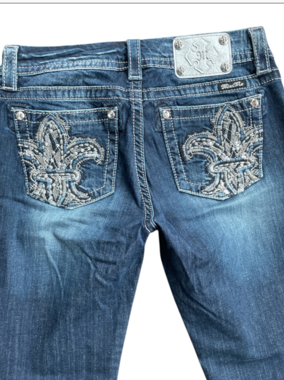 Miss me bootcut miseries blue jeans size 28x31